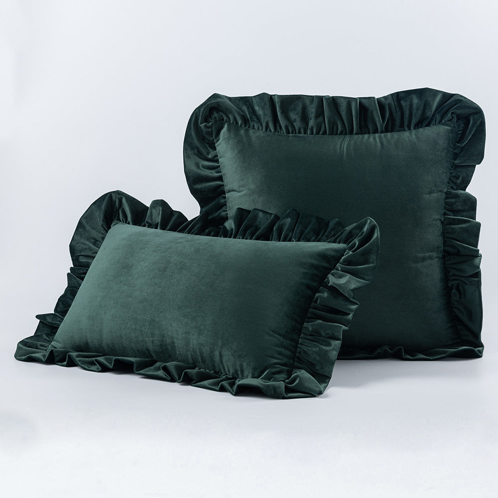 Nordic Velvet Lace Throw Pillows