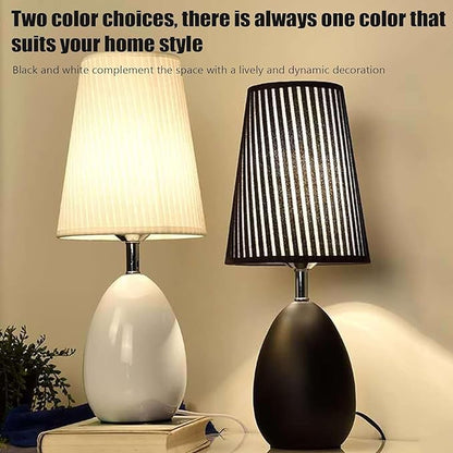 Modern Striped Table Lamp