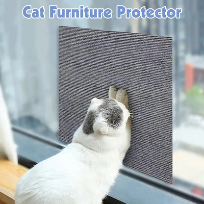 Trimmable Cat Scratching Mat & Carpet Protector - Self-Adhesive