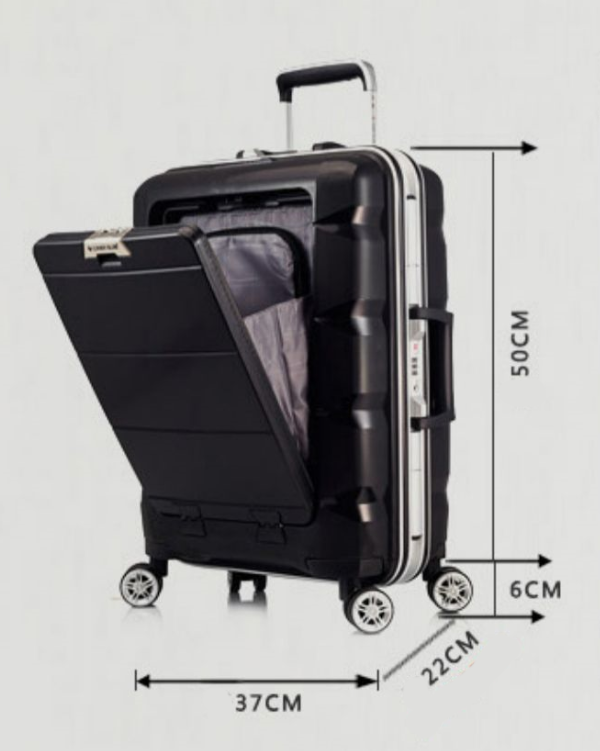 20" Latch Closure Carry-On Suitcase