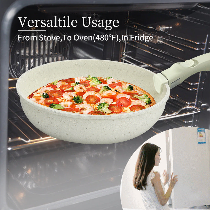 Marble Finish Non-Stick Cookware Set- 11PCS