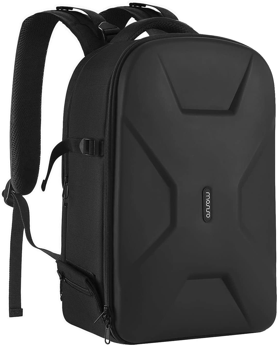 Waterproof Hardshell Camera Backpack with Tripod Holder & Laptop Compartment - Canon/Nikon/Sony DSLR/SLR/Mirrorless Cameras (15-16 Inch), Black