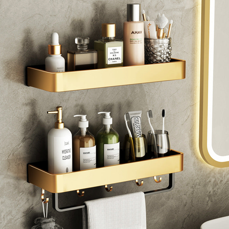 Bathroom Perforated Towel Storage Rack