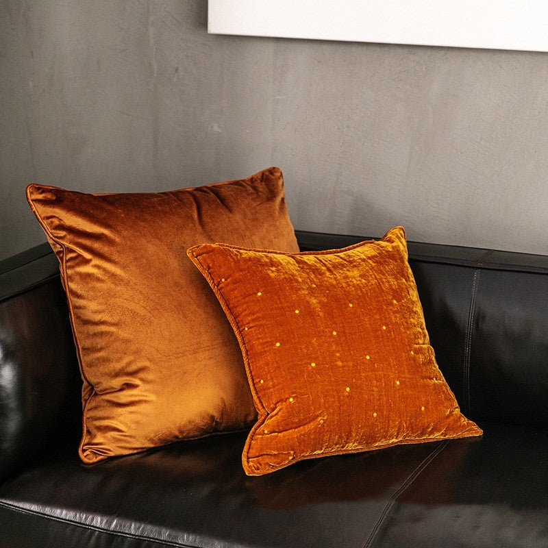 Velvet Retro Brocade Pillow