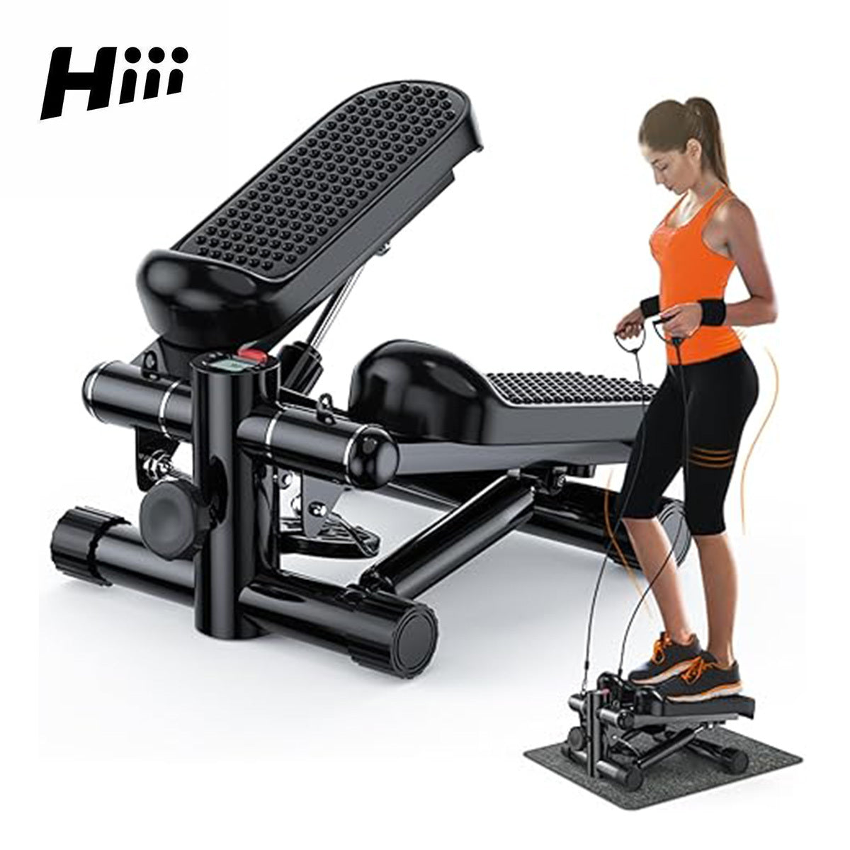 Mini Stair Stepper with Resistance Bands