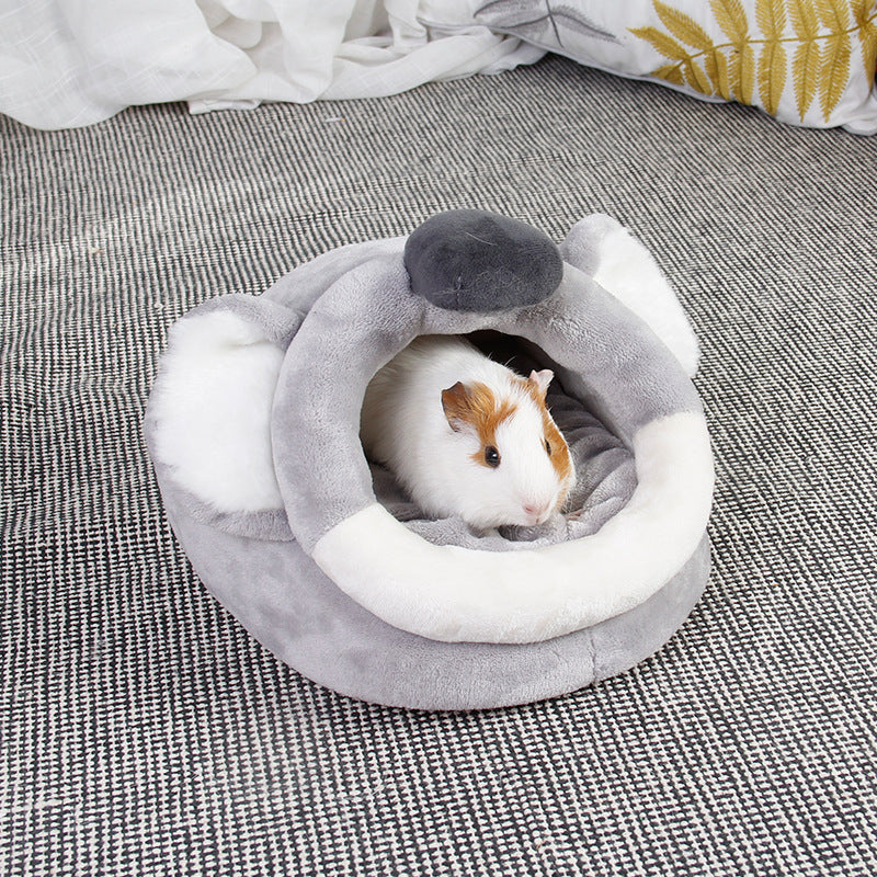 Cozy Flannel Small Pet Bed