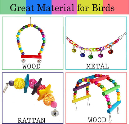 7PCs Bird Play Set