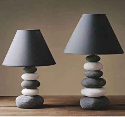 Stone Stack Ceramic Table Lamp