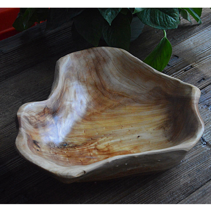 European Style Wooden Serving Bowl