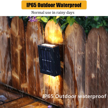 Solar Powered Outdoor Patio Wall Light