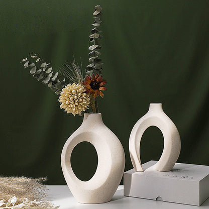 Intertwined Ceramic Vase Set