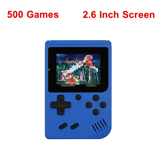 Portable Retro Video Game Console with Built-In 500 Games 