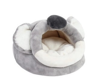 Cozy Flannel Small Pet Bed