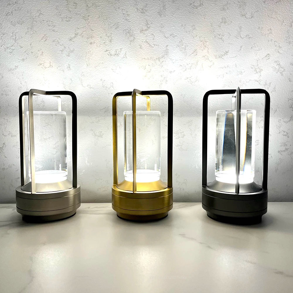 Rechargeable Crystal Lantern Lamp 