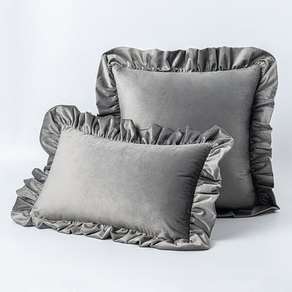 Nordic Velvet Lace Throw Pillows