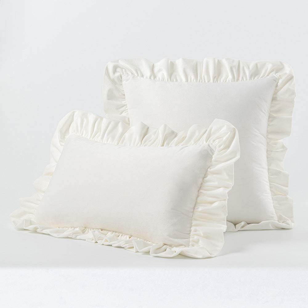 Nordic Velvet Lace Throw Pillows