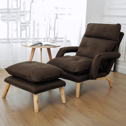 Modern Fabric Lounge Chair with Ottoman