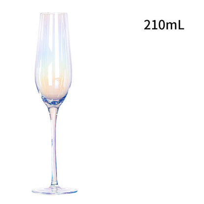 Gradient Colorful Crystal Wine Glasses