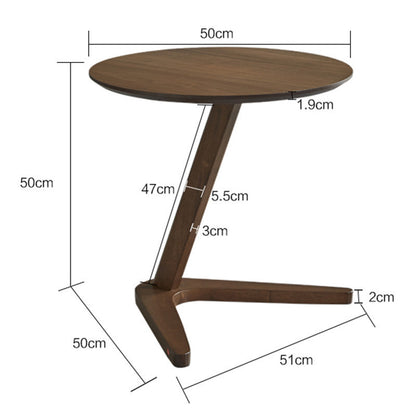 Multifunctional Solid Wood Round Table