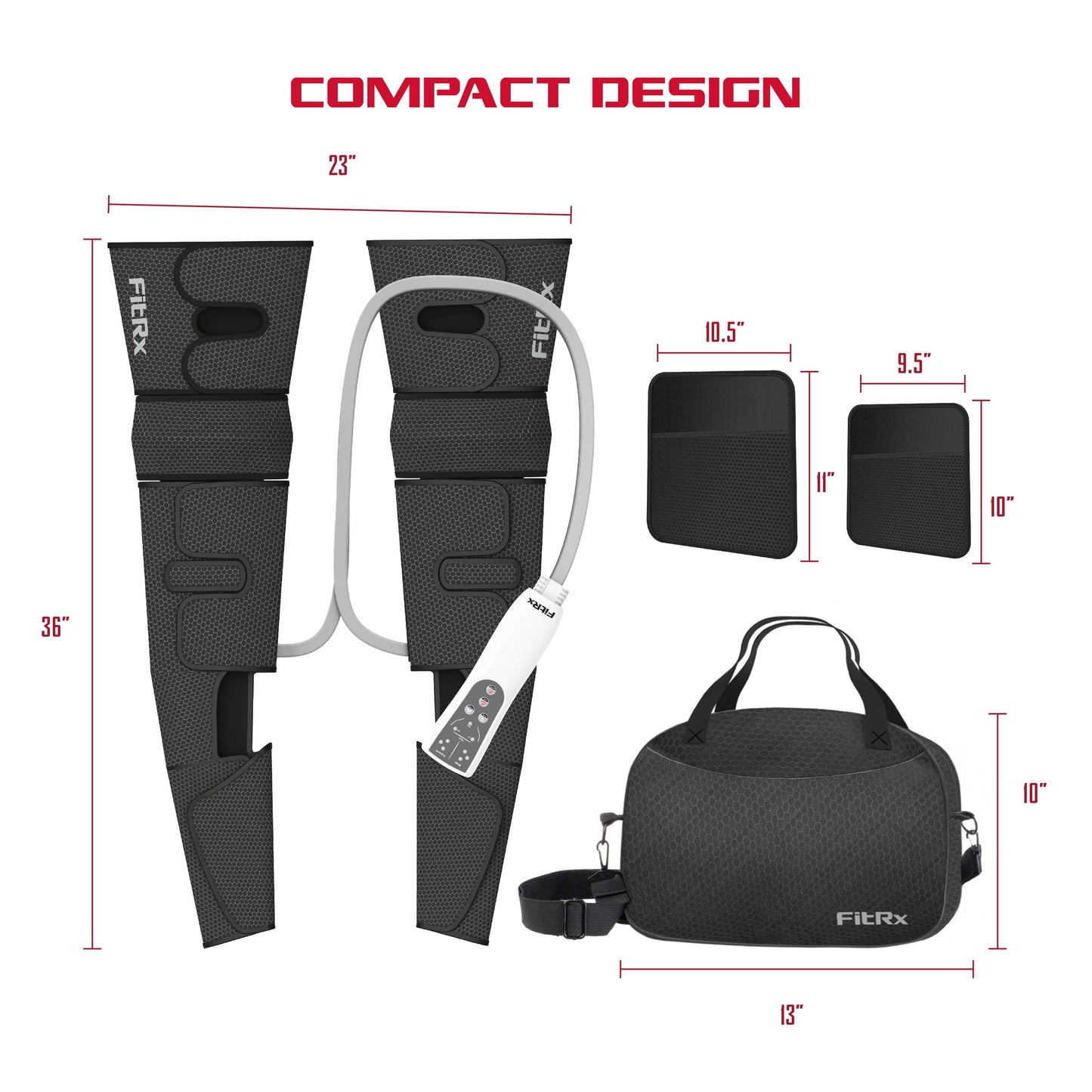  Heated Compression Leg and Foot Massager 