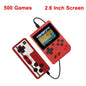 Portable Retro Video Game Console with Built-In 500 Games 