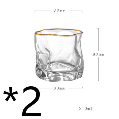 Aurora Crystal Whiskey Glass