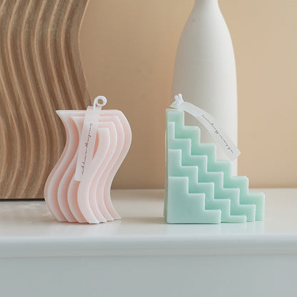 Geometric Shape Candles