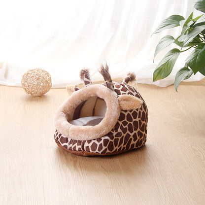 Cozy Flannel Small Pet Bed