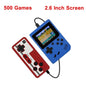 Portable Retro Video Game Console with Built-In 500 Games 