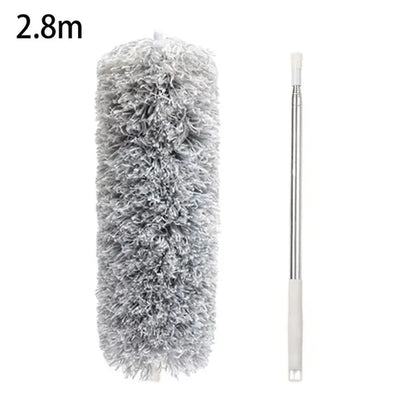 Retractable Stainless Steel Long Handle Microfiber Feather Duster