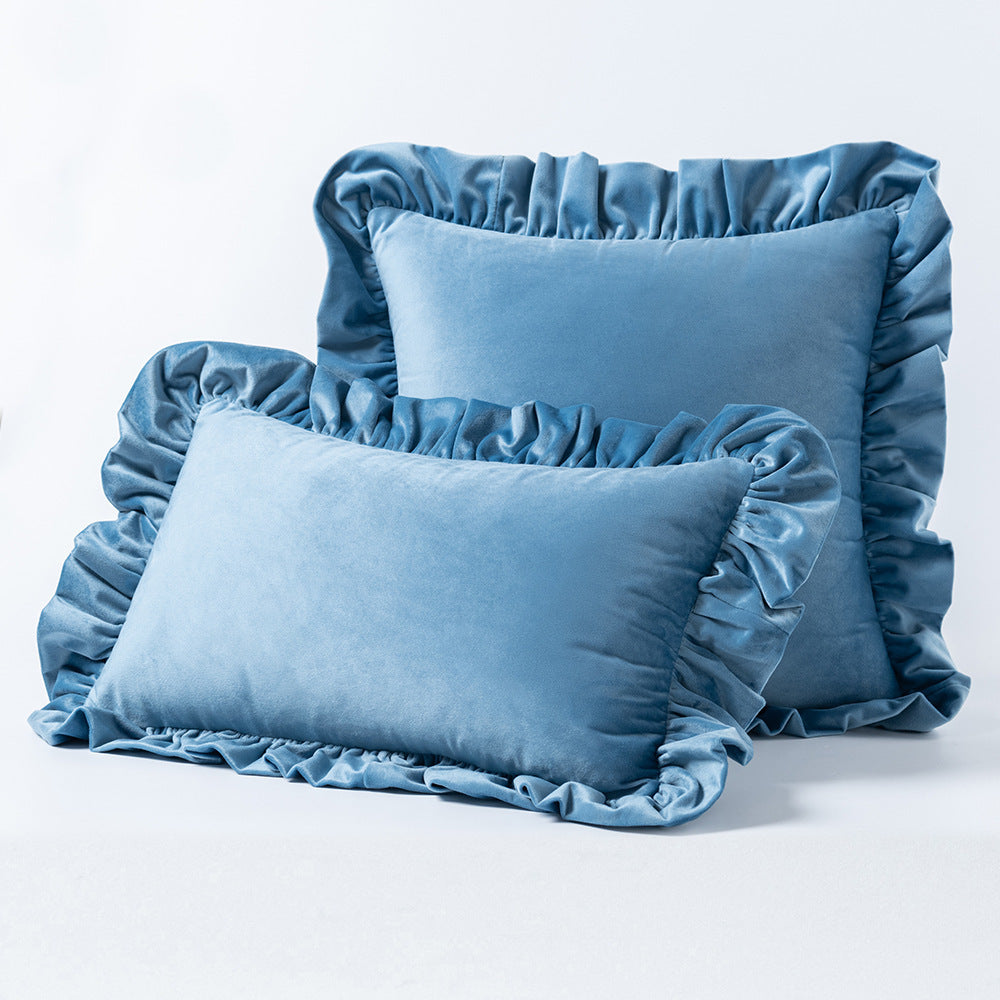 Nordic Velvet Lace Throw Pillows